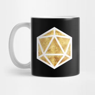 D20 Decal Badge - Gold Blessing Mug